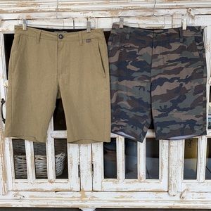 2 Pairs of Hybrid Shorts Men’s 30